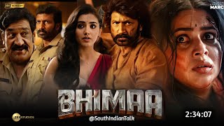 Bhimaa 2024 Full Movie Hindi Dubbed Collection  Gopichand New Movie  South Movie  Hanuman [upl. by Ricker]