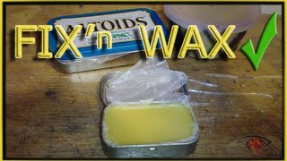 Fixn Wax How To SurvivalBushcraft Tip [upl. by Ordnasela]