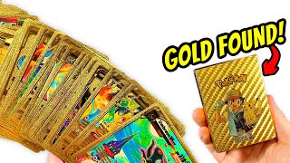 I Just Found The Rarest Golden Pokemon Cards Ever Made AND OPENED THEM [upl. by Uwton]