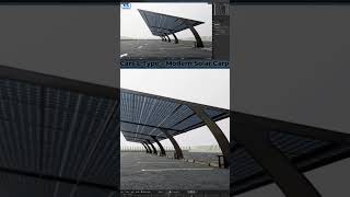 10 Cars L Type Modern Solar Carport [upl. by Loma]