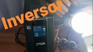 INVERSOR DE CORRIENTE 12V A 110V CASERO CON UPS🇵🇷 [upl. by Zetnwahs292]