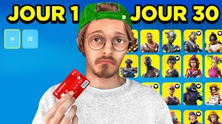 J’ai acheté toute la boutique Fortnite pendant 30 jours… je suis ruiné [upl. by Gerard]