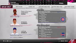 MLB Playoffs R16 Wildcard Series Game 2 Cubs  Phillies [upl. by Aniretake526]