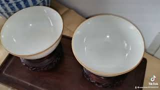 Ming Dynasty White Glaze Tea Bowl [upl. by Novej814]