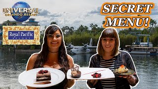 Universal Orlando SECRET NEW MENU 🏝 Loews Royal Pacific food review 2024 [upl. by Ailgna]