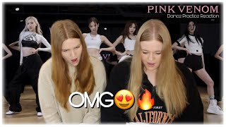 BLACKPINK  ‘Pink Venom’ DANCE PRACTICE VIDEO  Reaction [upl. by Ardnoik270]