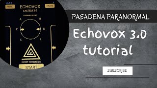 EchoVox 30 tutorial paranormal paranormalinvestigation ITC EchoVox [upl. by Smeaj]