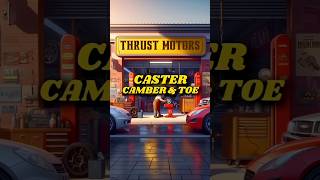 Car Wheel Alignment Explained Camber Caster and Toe shorts automobile automotive car [upl. by Cary]