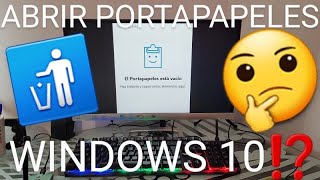 📋💻 Cómo ABRIR el PORTAPAPELES en WINDOWS 10 FÁCIL y RÁPIDO [upl. by Jarlen530]