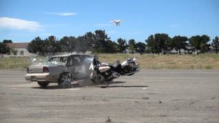 HarleyDavidson Electra Glide Crash Test [upl. by Nolly]