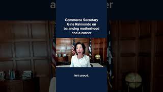 Commerce Secretary Gina Raimondo on balancing motherhood and a career CNBCChangemakers [upl. by Atworth]