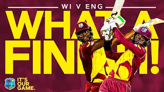 Pure Drama as Hosein amp Shepherd Take WI to the Brink in Thriller  WI Men v Eng T20I 2022 [upl. by Ekle]