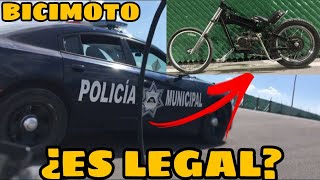 Bicimoto VS Policia me detuvieron  Bicimoto 4 tiempos MOTOBICIBICIMOTO Chopper 163cc MOTOVLOG [upl. by Carrelli578]