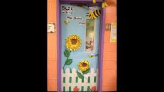 Classroom door decorations for spring [upl. by Ralyat844]