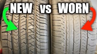 New Tires vs Worn Tires  What Performs Best [upl. by Raymund]