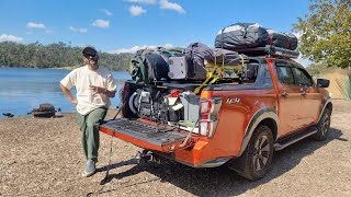 Lake Lyell Riverside Camp 🏕 [upl. by Aimac70]