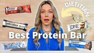 What is the BEST Protein Bar  Dietitian Taste Tests Protein Bars Part 2  High Fiber Protein Bar [upl. by Lajet863]