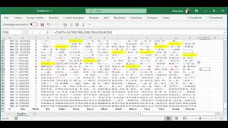 Tabellone analitico 11 ruote in Excel [upl. by Alletsirhc]