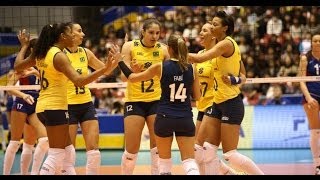 BRASIL X RUSSIA  COPA CAMPEÕES VÔLEI FEMININO 2013 [upl. by Artinahs792]