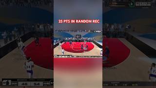 25 points in rand rec 2k25 2k nba gameplay points playergames gamefeel moregame gameflip [upl. by Nellad476]