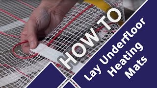 How to Lay and Install Underfloor Heating  Tiling Tips  Short Tutorial feat Craig Phillips [upl. by Ylenats]