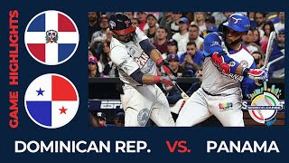 Dominican Republic vs Panama game highlights  Caribbean Series semifinals 2024 [upl. by Eerot]