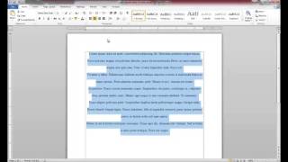 Microsoft Word  Paragraph Justification [upl. by Getter84]