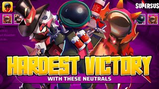 MOST DIFFICULT VICTORIES WITH NEUTRALS 💀🔥  DEMON KING GAMING  SUPER SUS  DKG [upl. by Eelyr984]