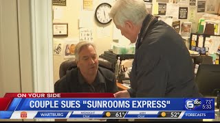 Couple sues Sunrooms Express [upl. by Nwahsirhc]