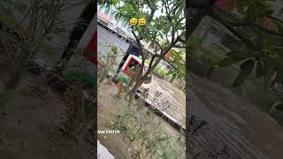 hey parbhu ye kya hue 😅 raining 🌧️ day in Delhi rain heyprabhu delhi youtubeshorts [upl. by Letnom]