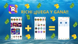 ¡Richi Juega y Gana Tutorial Increíble por SoleteAlg ¡Gana Dinero Jugando Ahora Mismo 💰🎮 [upl. by Nednyl]