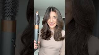 Blowout with rollers hair hairstyle hairtutorial tutorial tutorials hairstyles blowout dyson [upl. by Lory]