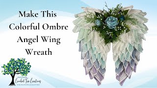 Learn How to Make an Angel Wing Wreath  a StepbyStep DIY tutorial [upl. by Jilly313]