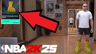 How to Get Big Yellow Boots in NBA 2k25 Yellow Crocs [upl. by Nrek]