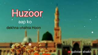 Huzoor aapko dekhna chahta Hoon naat Mohammad Ali Faizi [upl. by Bowman]