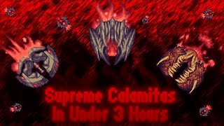 Calamity Speedrun Supreme Calamitas Killed in Under 3 Hours [upl. by Elyad]