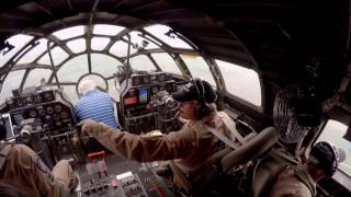 Crawl through a B29 Superfortress IN FLIGHT  RealTime procedures  ATC  Oshkosh AirVenture [upl. by Illak738]