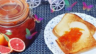 HOW TO MAKE GRAPEFRUIT MARMALADE HOME MADE GRAPEFRUIT MARMALADE  Kanamit Gid [upl. by Ahseenyt]