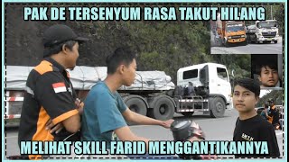 Supir Utama Takjub Melihat Skill Farid Bocil Gantikan Supir Bawa Truk Trailer Muatan 54 Ton [upl. by Nyrret]