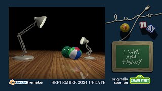 Luxo Jr in quotLight and Heavyquot  Blender Remake September 2024 Update [upl. by Vinson52]