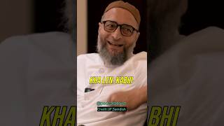 Asaduddin owaisi comic reply to Samdish 😂  asaduddinowaisi election2024 podcast shorts muslim [upl. by Eissim]