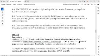 MAPA  BIO  BIOMEDICINA ESTÉTICA E COSMETOLOGIA  542024 [upl. by Arjun]