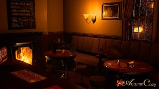 COZY PUB AMBIENCE Rain Sounds Soft Chatter Rain Creaking [upl. by Luar305]