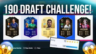 190 DRAFT CHALLENGE 🔥 PŘEKONÁM REKORD  FIFA 19 DRAFT CZSK [upl. by Etnor]