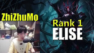 ZhiZhuMo Elise vs Graves  Rank 1 Elise Guide [upl. by Goulder]