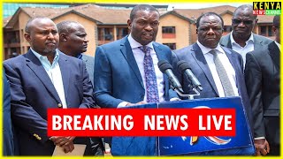 LIVE  ODM Leaders to speak on Gachagua impeachment in Church from ACK Nairobi [upl. by Gratiana]