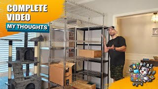 FDW 6Tier Wire Shelving Unit Review The Ultimate Storage Solution [upl. by Nodab]