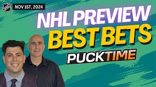 NHL Picks and Predictions Today  Bruins vs Hurricanes  Oilers vs Predators  PuckTime Nov 1 [upl. by Nerha]