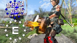 Fallout 4 America Rising 2  THE ENCLAVE REMNANTS  Legacy of the Enclave  Enclave DLC Quest Mod [upl. by Iak]