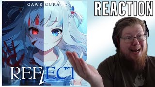 Gawr Gura  Original Song  REFLECT  REACTION [upl. by Morgan]